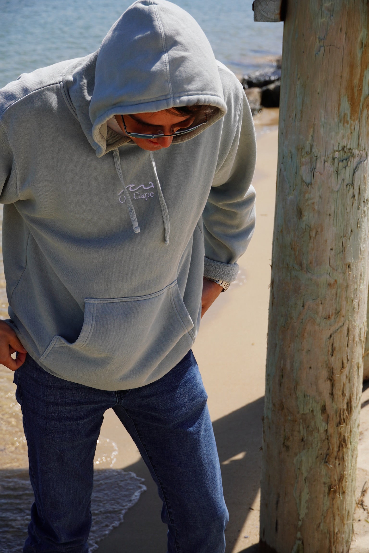 パーカー SEA HOODIE / GRAY-GREEN  XL wind and sea Sea Foam Green Hoodie – On Cape Clothing