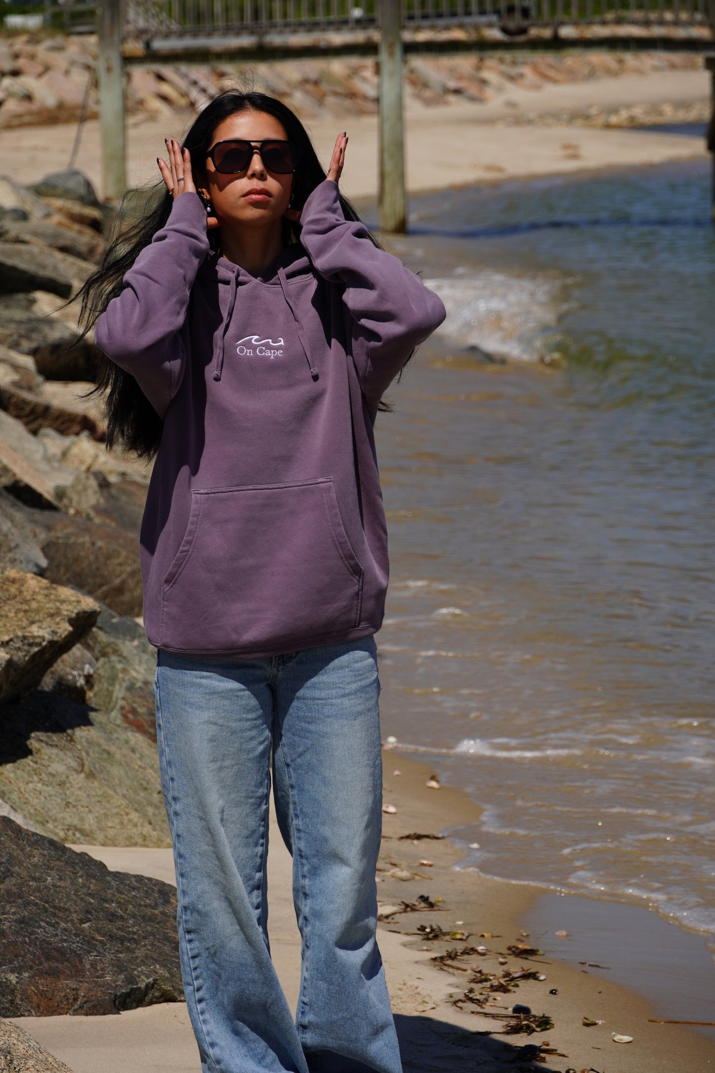 Hydrangea Purple Hoodie