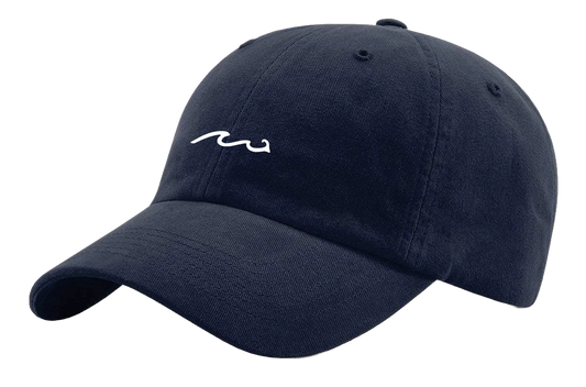 Wave Cotton Hat Navy