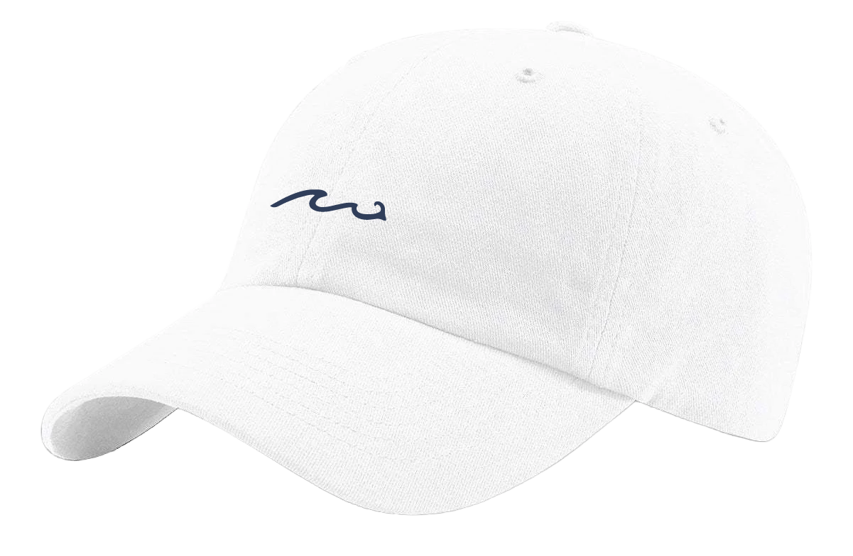 Wave Cotton Hat White
